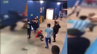 En shock: la reacción de la FIFA tras ver las imágenes de la brutal golpiza de hinchas argentinos a croatas