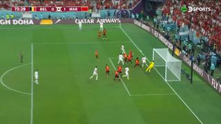 Se le pasó a Courtois: Sabiri y el gol del 1-0 entre Marruecos vs. Bélgica por el Mundial 2022 [VIDEO]