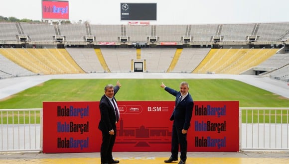 El Barcelona jugará en el estadio Olímpico de Montjuic a partir de la temporada 2023-24 mientras remodelan el Camp Nou. (Foto: EFE)
