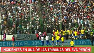 Alta tensión en Junín: los incidentes en tribuna a minutos del Boca vs. Sarmiento