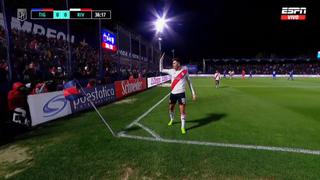 Definición de lujo: Pablo Solari anotó el 1-0 parcial de River ante Tigre [VIDEO]