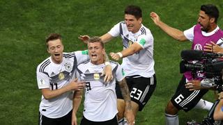 Alemania vs. Suecia: agónico golazo de Toni Kroos le dio triunfo a teutones en Rusia 2018