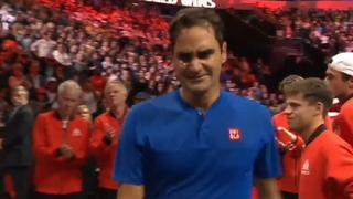El retiro de Roger Federer: rompió en llanto tras jugar su último partido