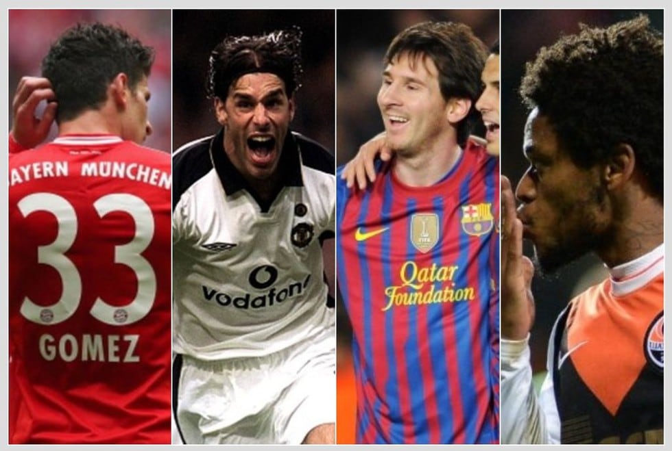 Los jugadores con más goles en un solo partido de Champions League. (Getty)