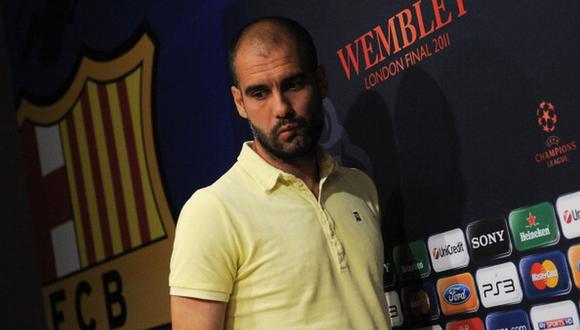 Pep Guardiola ganó dos Champions League como entrenador del FC Barcelona. (Getty)