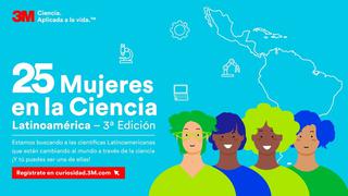 3M anuncia la extensión de la convocatoria del proyecto “25 mujeres en la ciencia – América Latina”