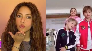 Shakira alborota a sus fans tras aparecer bailando con Milan y Sasha tema de J Balvin  