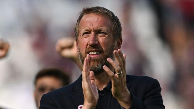 Graham Potter dejó Brighton y se convirtió en nuevo entrenador de Chelsea. (Foto: AFP)