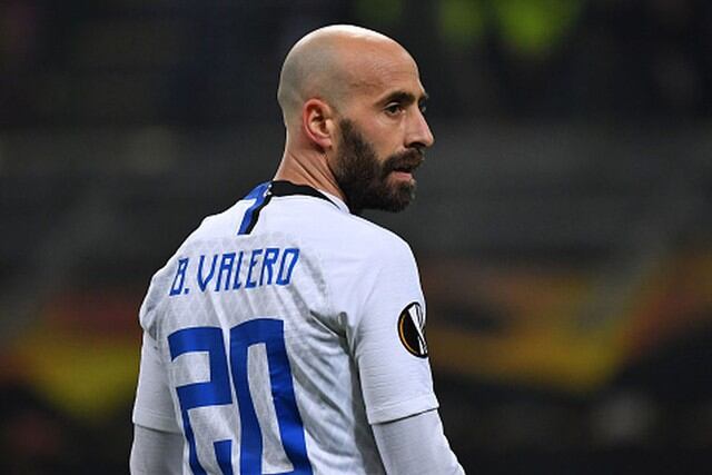 Borja Valero en Inter de Milán.