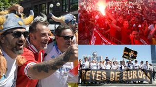 Una fiesta: el color de los hinchas del Real Madrid y Liverpool en Kiev por la final de Champions [FOTOS]