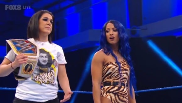 Bayley y Sasha Banks son amigas, pero desde hoy también deberán ser rivales. (Foto: WWE)