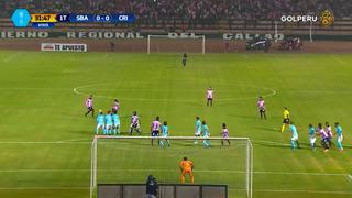 Susto en Sporting Cristal: palo le negó golazo a Emiliano Ciucci en Sport Boys [VIDEO]