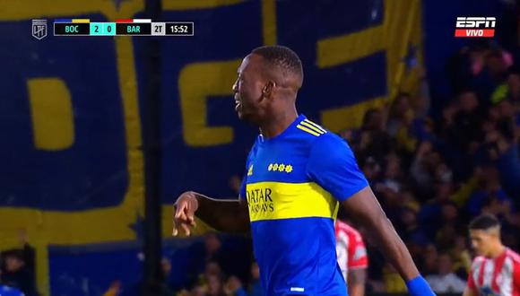 Luis Advíncula quedó impactado con el gol de Darío Benedetto para Boca Juniors. (Foto: Captura ESPN)