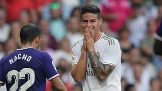 "Una sensación única volver al Bernabéu": así vivió James Rodríguez su segundo debut con el Real Madrid