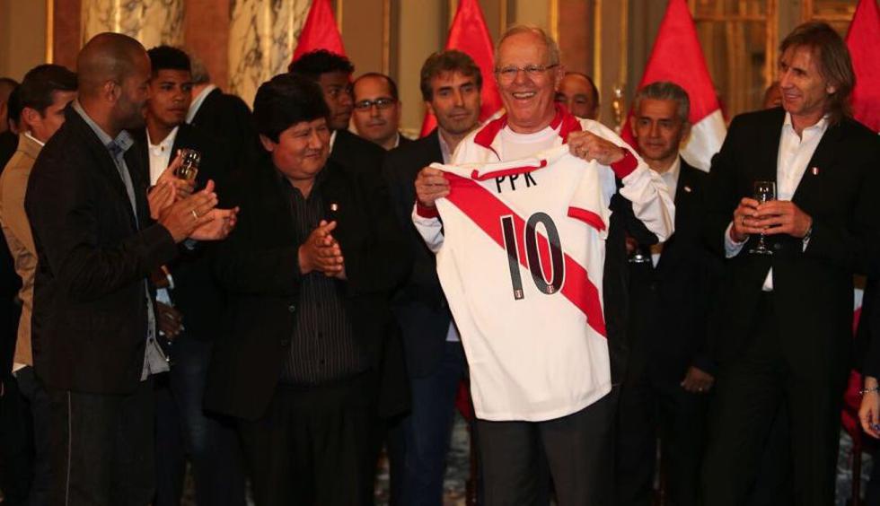 Selección Peruana: las mejores postales del homenaje en Palacio de Justicia. (Foto: Twitter Selección Peruana)