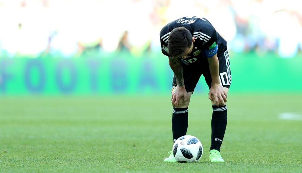 Argentina empató 1-1 con Islandia en el debut de Rusia 2018 y Messi falló un penal (Foto: Getty Images).