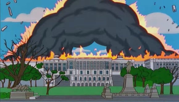 ¿Los Simpsons predijeron el ataque al Capitolio estadounidense? Algunos usuarios creen que sí. (Foto: FOX)