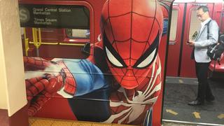 Spider-Man de PS4 se promociona así en un metro de Nueva York [FOTOS]