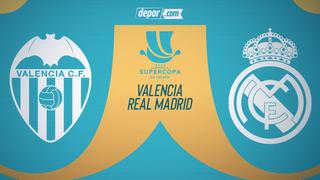 Desde Yeda hoy Real Madrid vs. Valencia EN VIVO: vía SKY DirecTV señal en Arabia por Supercopa de España 2020