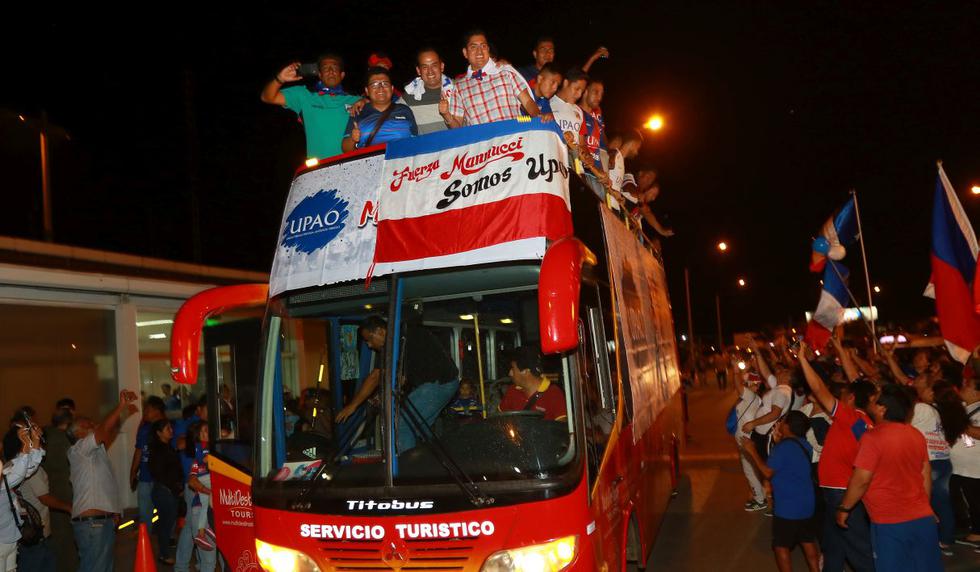Carlos A. Mannucci regresó esta noche a Trujillo. (Foto: Celso Roldán)