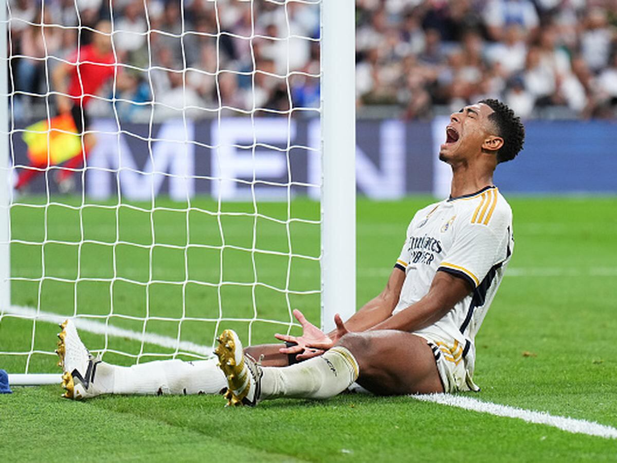 Póster de Jude Bellingham del Real Madrid con foto firmada para