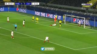 ¡Imparable! Erling Haaland marca el 1-0 en el Dortmund vs. Sevilla por la Champions League [VIDEO]