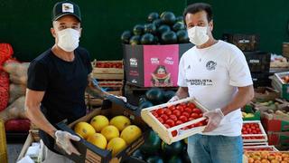 Crack en todas las canchas: D’Alessandro se sumó a campaña de donación de alimentos promovida por Dunga