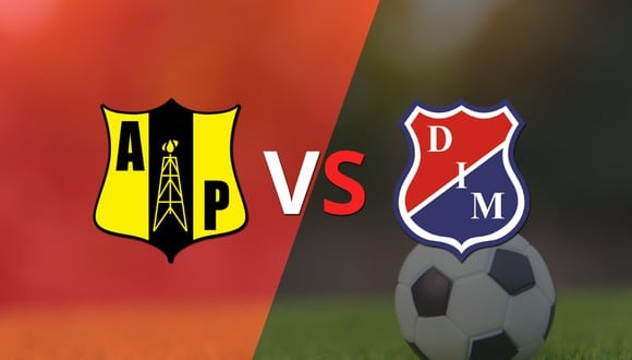 Termina el primer tiempo con una victoria para Alianza Petrolera vs Independiente Medellín por 1-0