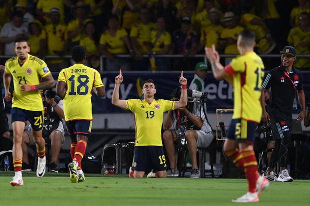 Colombia has a victory and a draw. It has four points in the Conmebol qualifiers for the 2026 World Cup (Photo: AFP)