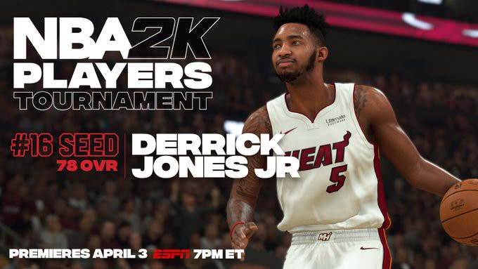 Derrick Jones Jr.. (Foto: Twitter @NBA2K)