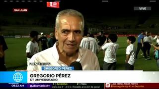 Gregorio Pérez sobre el triunfo ante Huracán: “Vamos por buen camino”