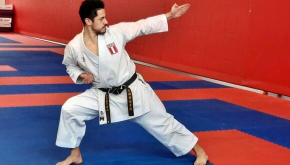Karateca Carlos Lam resaltó la importancia de volver a entrenar en la Videna. (IPD)