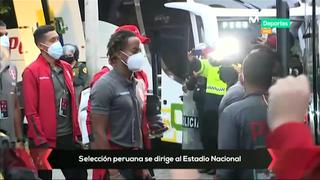 Cada vez falta menos: Perú enrumbó al Estadio Nacional para enfrentar a Uruguay [VIDEO]
