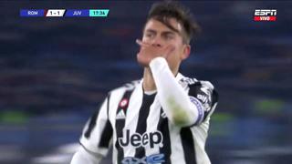 Se lució: el golazo de  la ‘Joya’ Dybala para el 1-1 de Juventus vs. Roma [VIDEO]