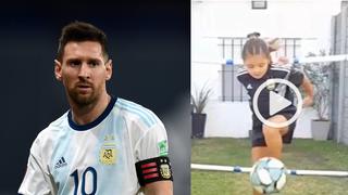 Una respuesta soñada: Lionel Messi sorprendió a una niña que le dedicó un video 