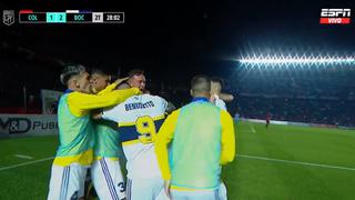 Tras aprovechar un rebote: el gol de Langoni para el 2-1 de Boca ante Colón [VIDEO]