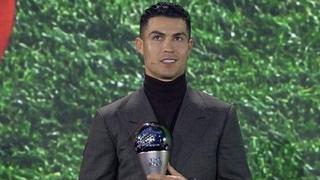 Premio especial: Cristiano recibió el premio The Best por sus 115 goles con Portugal