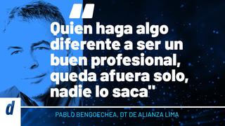 En lo que va de su paso por Alianza: las frases de Bengoechea sobre la indisciplina [FOTOS] 