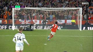 Doblete y a celebrar: gol de Bukayo Saka para el 3-2 del Arsenal vs. Liverpool por Premier League