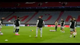 El Atlético de Madrid prepara su encuentro contra el Bayern de Múnich