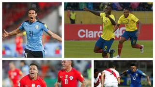 Eliminatorias Rusia 2018: tabla de goleadores antes de jugarse la fecha 13