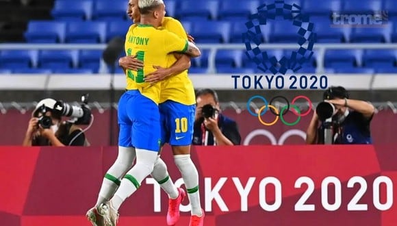 Brasil se impuso 4-2 a Alemania en su debut en Tokio 2020 (Foto AFP)