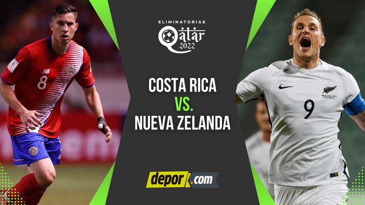 Costa Rica Nueva Zelanda por repechaje: horarios, fecha y canales de TV del partido de repesca para el Mundial Qatar 2022 | Eliminatorias Concacaf | Estados Unidos | EEUU | USA