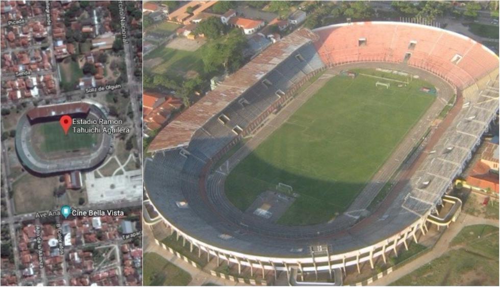 El Estadio Ramón Tahuichi Aguilera fue fundado hace casi ocho décadas. (Captura: Google Maps / Foto: Esacademic)