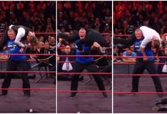 La 'Bestia' anda suelta: Lesnar destrozó a The Miz y sus secuaces con brutales 'F-5' en RAW [VIDEO]