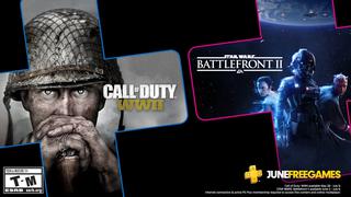 Call of Duty WWII y Star Wars Battlefront II son los juegos gratis para junio en PlayStation Plus
