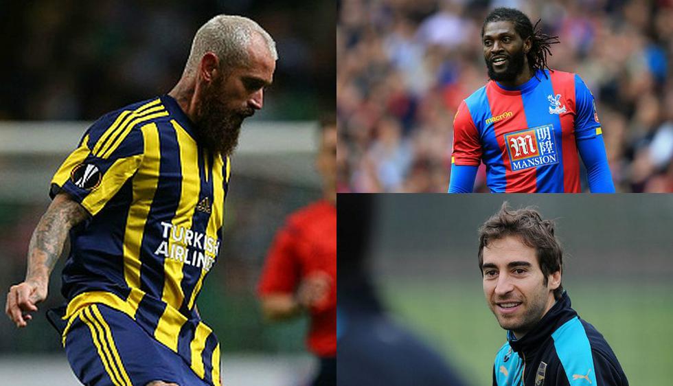 Estos son algunos de los jugadores que quedaron sin equipo tras el mercado de fichajes. (Getty Images)