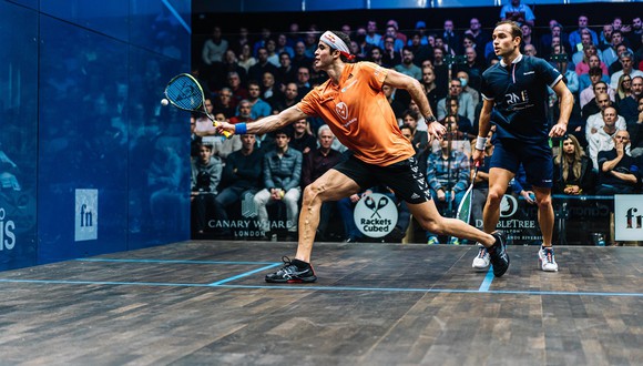 Diego Elías y el camino que deberá recorrer para volver al top 5 del squash. (Foto: @PSAWorldTour)