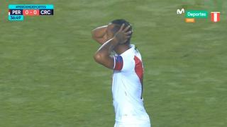 Muchos lo gritaron: Renato Tapia estuvo cerca de marcarle gol de cabeza a Costa Rica [VIDEO]