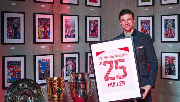 Thomas Müller renovó contrato con el Bayern hasta 2025. (Foto: Bayern Múnich)